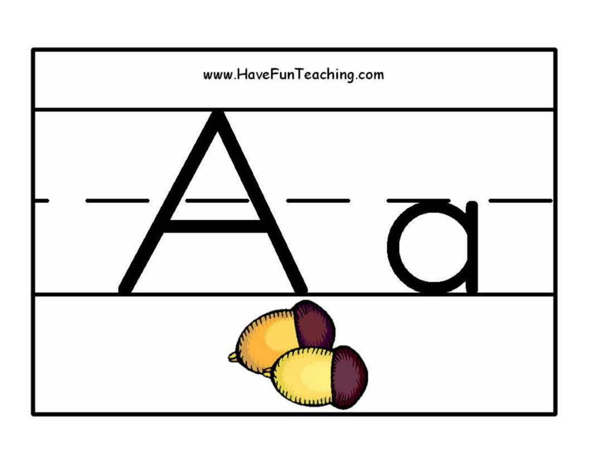 An educational teaching resource from Have Fun Teaching entitled Beginning Sounds Alphabet Letter Posters downloadable at Teach Simple.