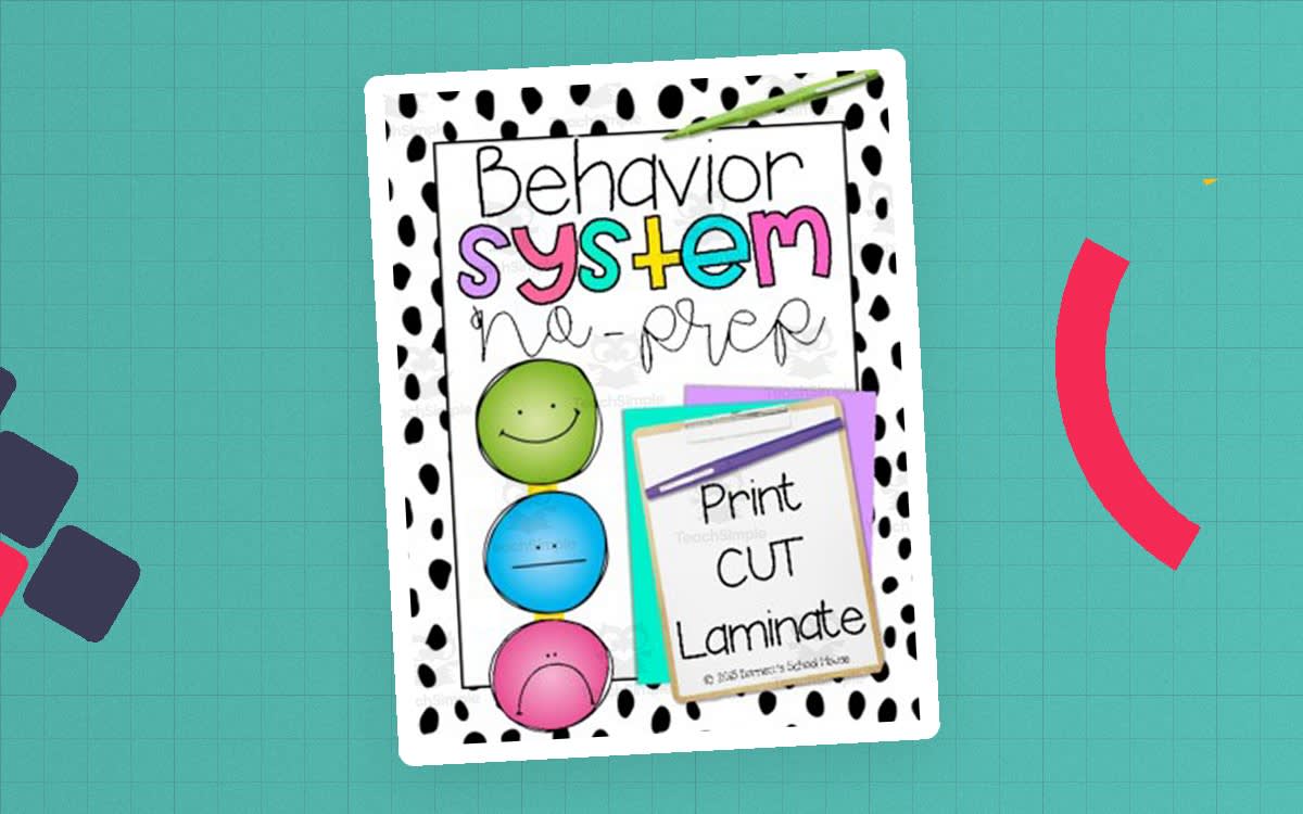 An educational teaching resource from Barnett's School House entitled Behavior Chart | Easy Prep Management System | Plan and Manage Easily downloadable at Teach Simple.