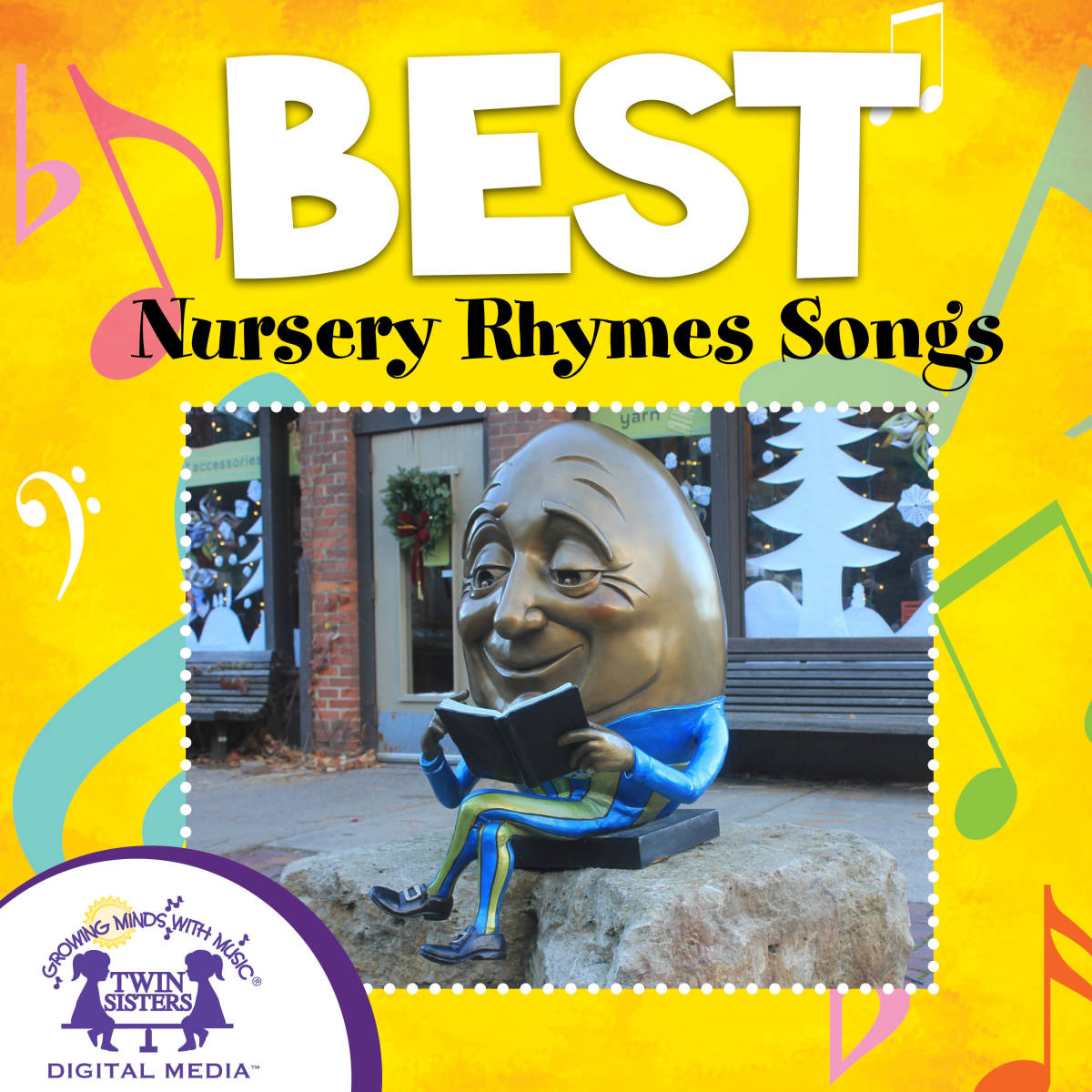 An educational teaching resource from Twin Sisters Digital Media entitled BEST Nursery Rhymes Songs downloadable at Teach Simple.