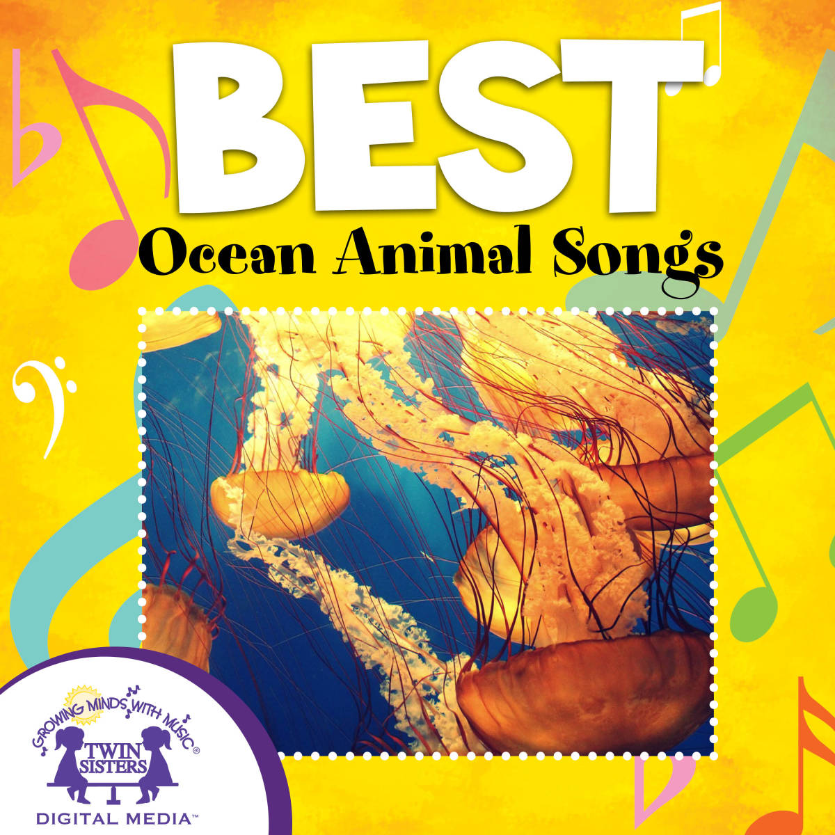 An educational teaching resource from Twin Sisters Digital Media entitled BEST Ocean Animal Songs downloadable at Teach Simple.