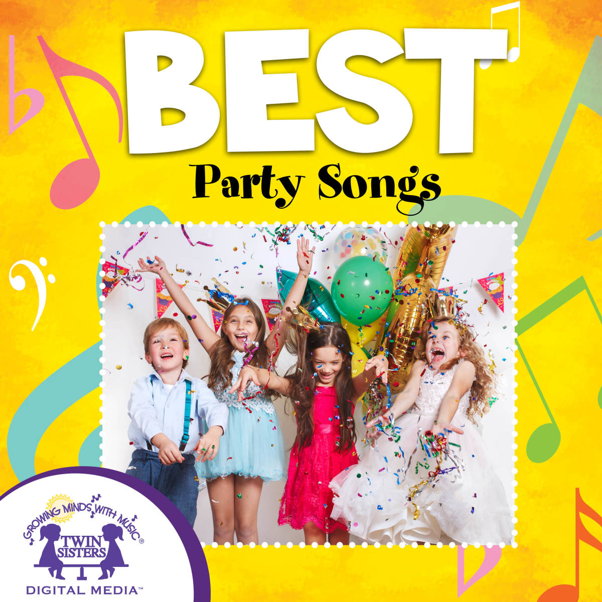 An educational teaching resource from Twin Sisters Digital Media entitled BEST Party Songs downloadable at Teach Simple.