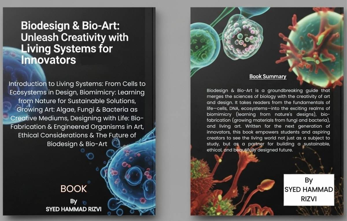 An educational teaching resource from Creative Book Store entitled Biodesign & Bio-Art Unleash Creativity with Living Systems for Innovat downloadable at Teach Simple.