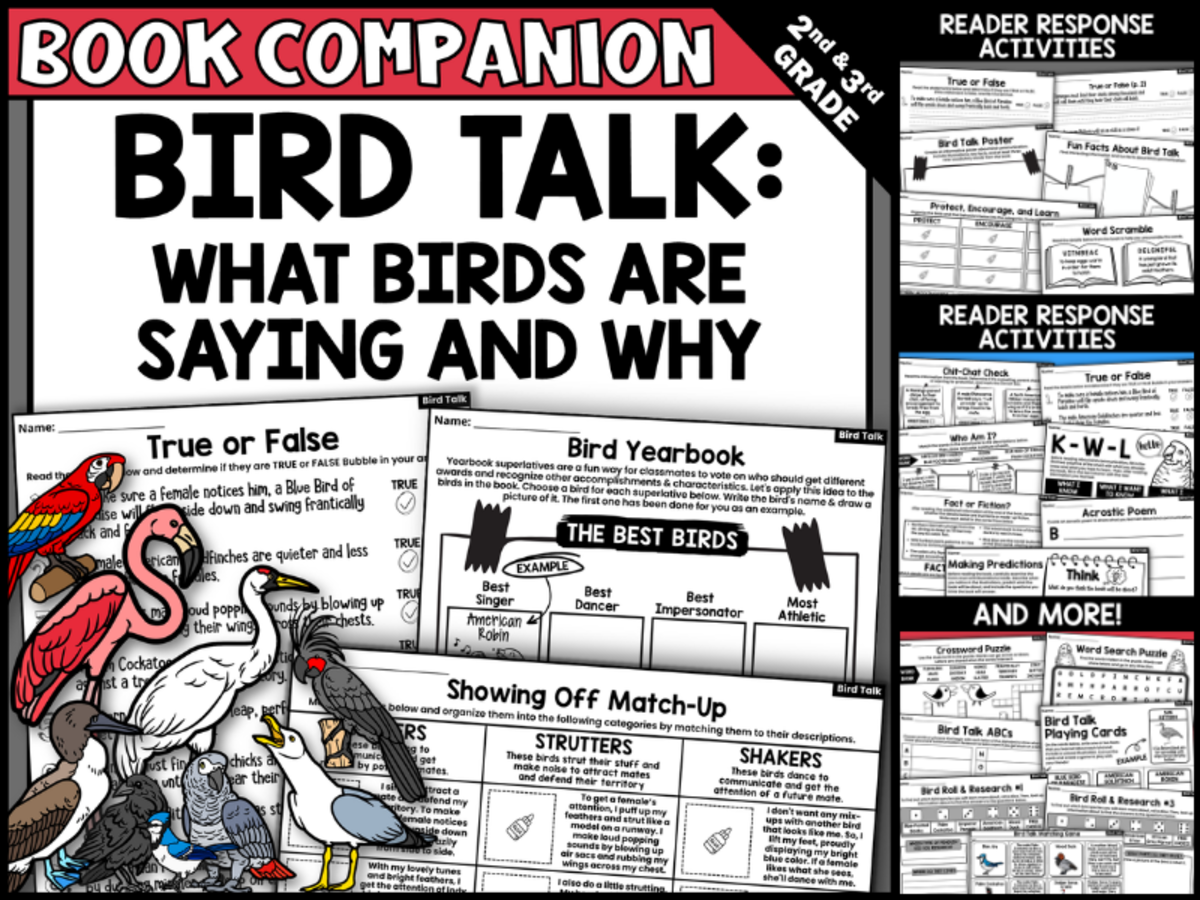 An educational teaching resource from Creatively Gifted entitled Bird Talk: What Birds Are Saying and Why Read-Aloud Activities downloadable at Teach Simple.