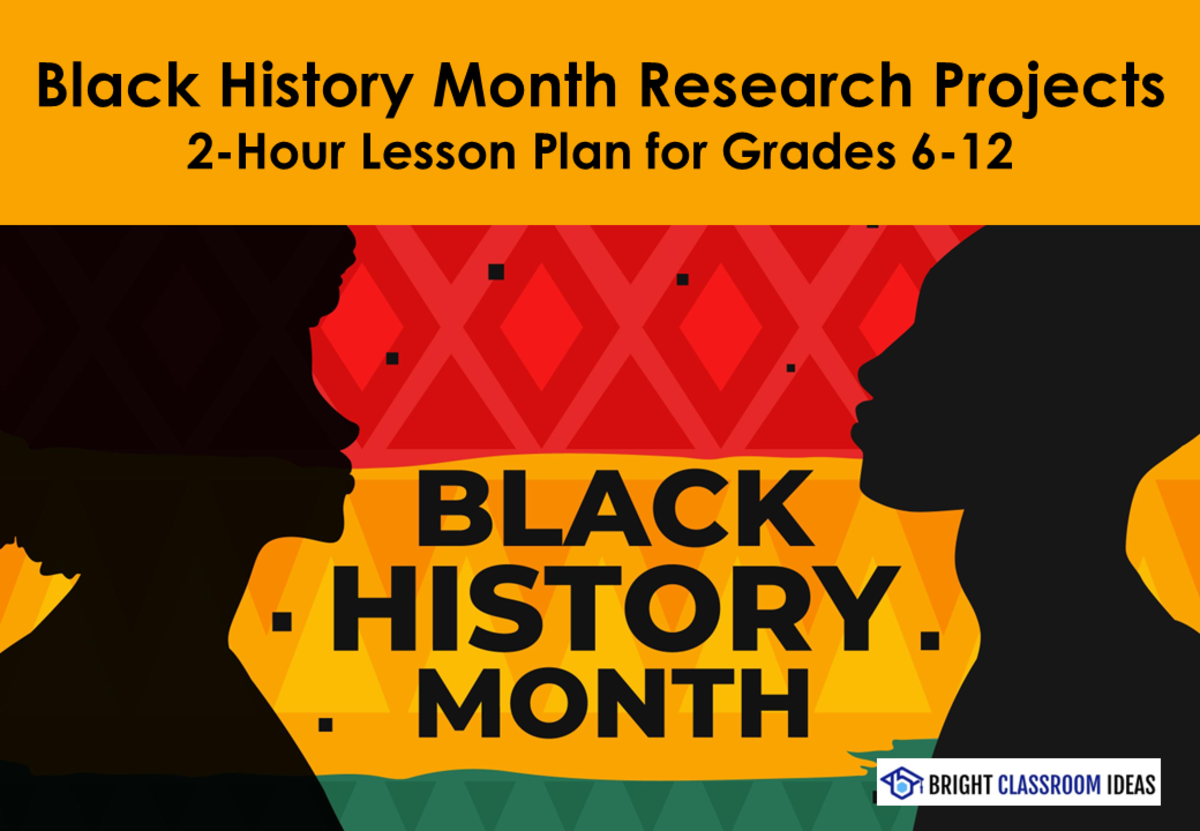 An educational teaching resource from Bright Classroom Ideas Marketplace entitled Black History Month Research & DBQ Projects – Grades 6–12 downloadable at Teach Simple.