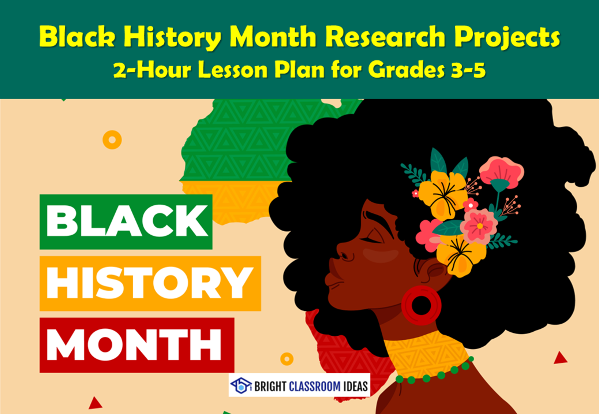 An educational teaching resource from Bright Classroom Ideas Marketplace entitled Black History Month Research Project – Grades 3–5 downloadable at Teach Simple.