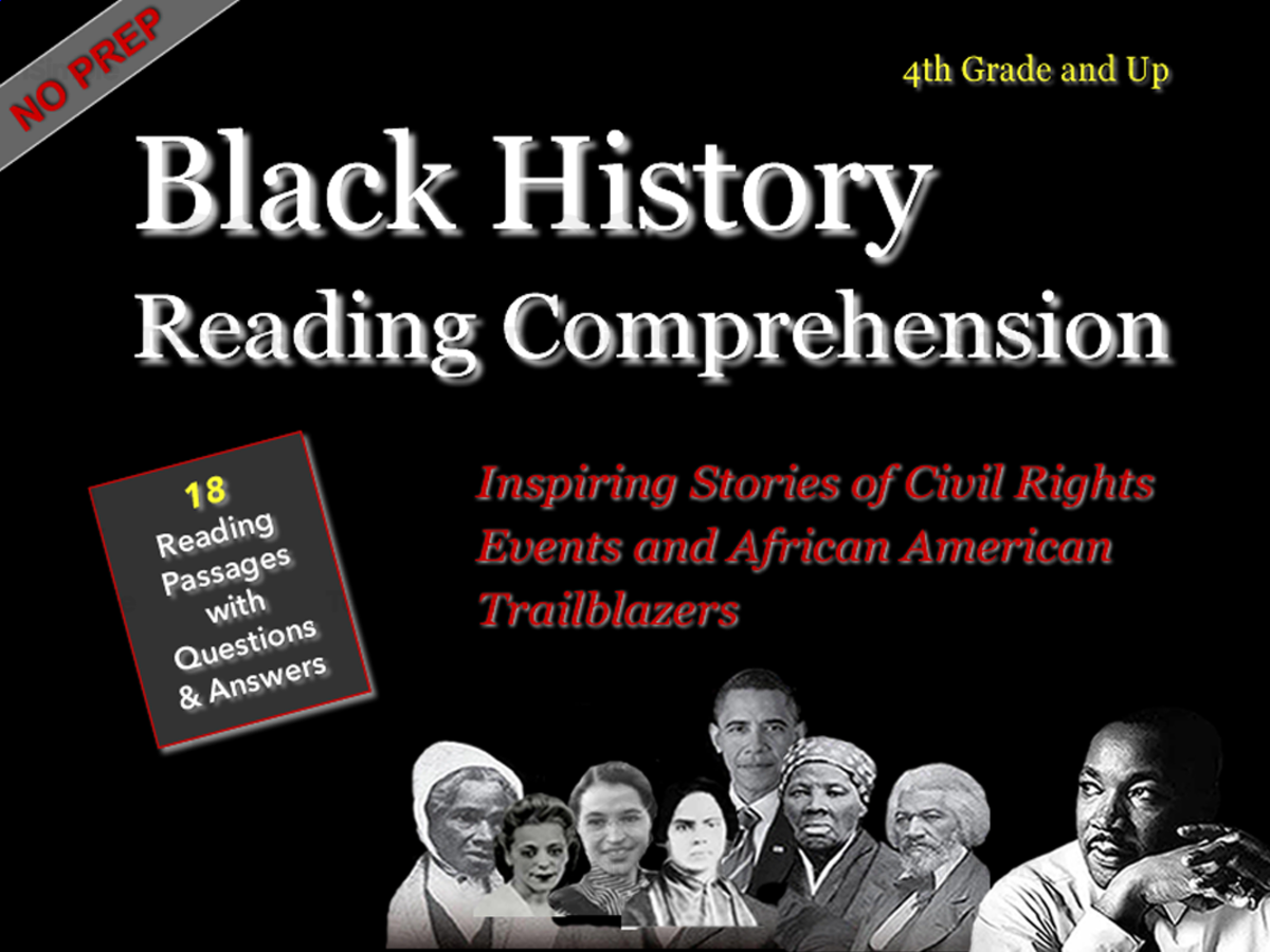 An educational teaching resource from WorksheetsPlus entitled Black History Reading Comprehension Passages with Questions downloadable at Teach Simple.