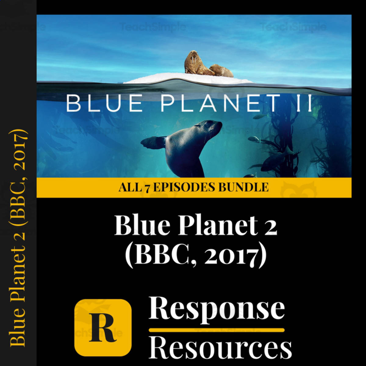 An educational teaching resource from Response Resources entitled Blue Planet II (BBC, 2017) - Complete Series, All 7 Episodes downloadable at Teach Simple.