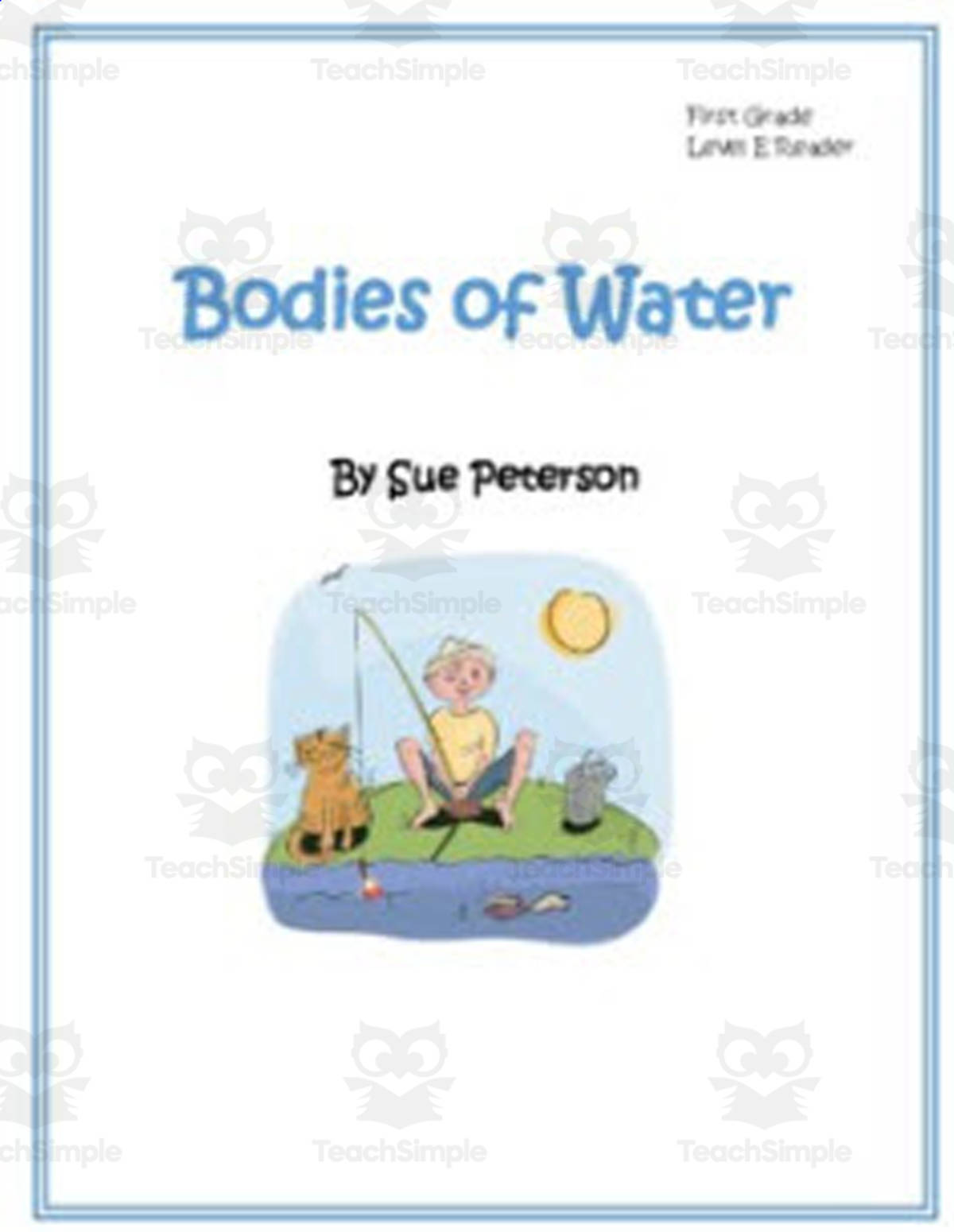 An educational teaching resource from Sue Peterson entitled Bodies of Water downloadable at Teach Simple.
