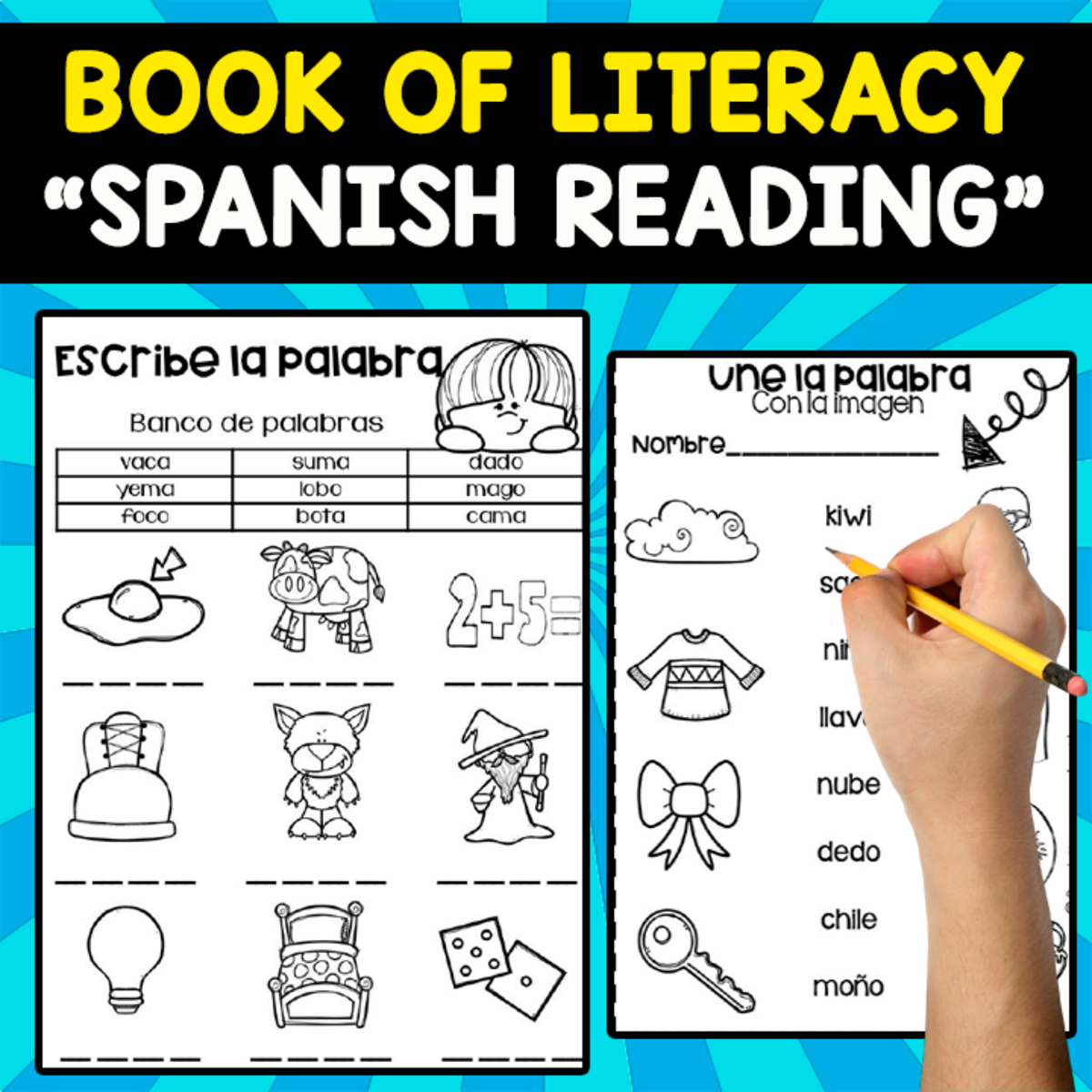 An educational teaching resource from EDITORIAL LAURA EDUCA entitled BOOK OF SPANISH LITERACY | "SPANISH READING" downloadable at Teach Simple.