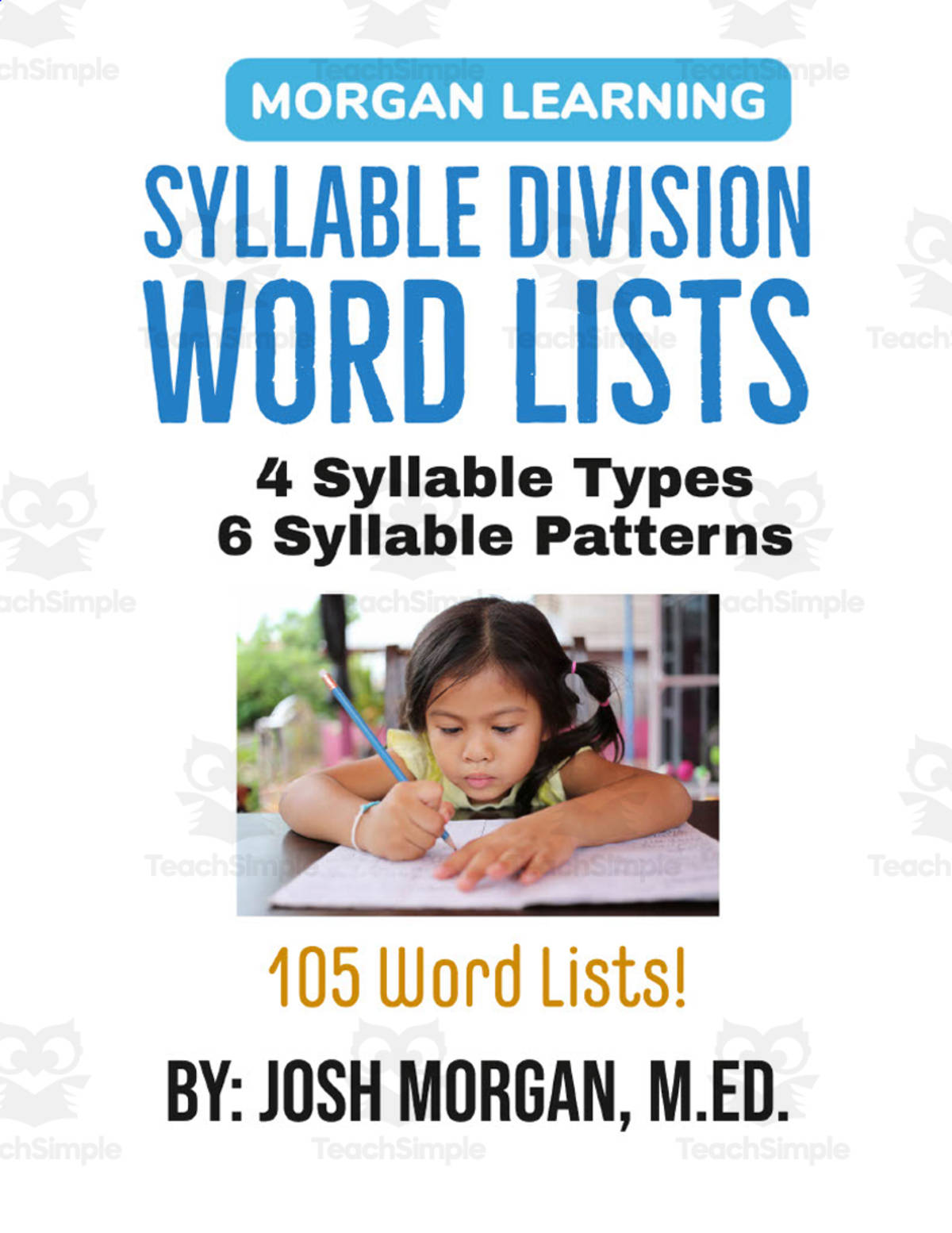 An educational teaching resource from Morgan Learning entitled Breaking the Big Words | Syllable Division Word Lists downloadable at Teach Simple.