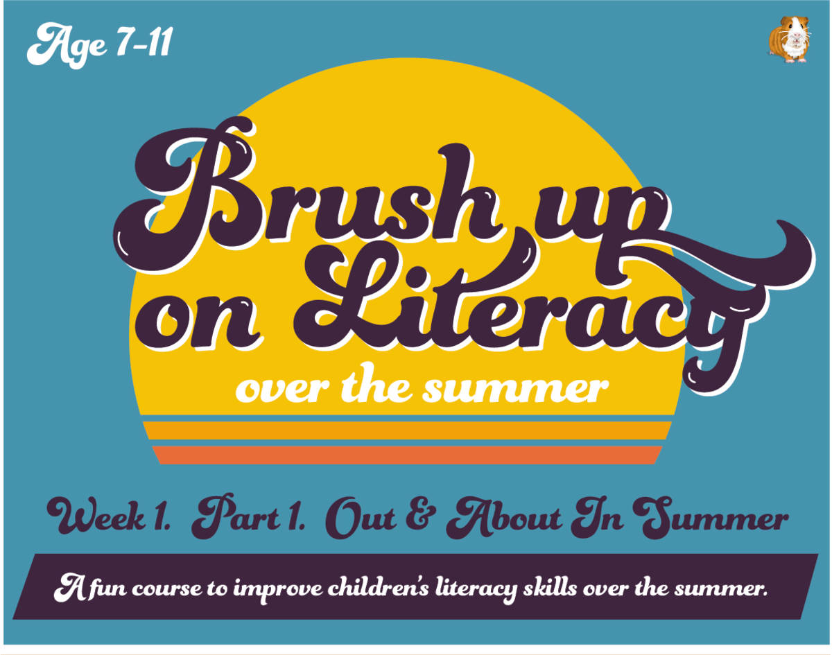 An educational teaching resource from Guinea Pig Education entitled Brush Up On Your Literacy Over The Summer: PACK 1 (age 7-11 years) Grades 3-5 downloadable at Teach Simple.