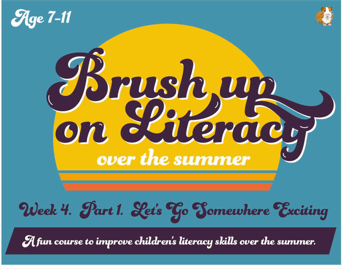 An educational teaching resource from Guinea Pig Education entitled Brush Up On Your Literacy Over The Summer: PACK 4 (age 7-11 years) Grades 3-5 downloadable at Teach Simple.