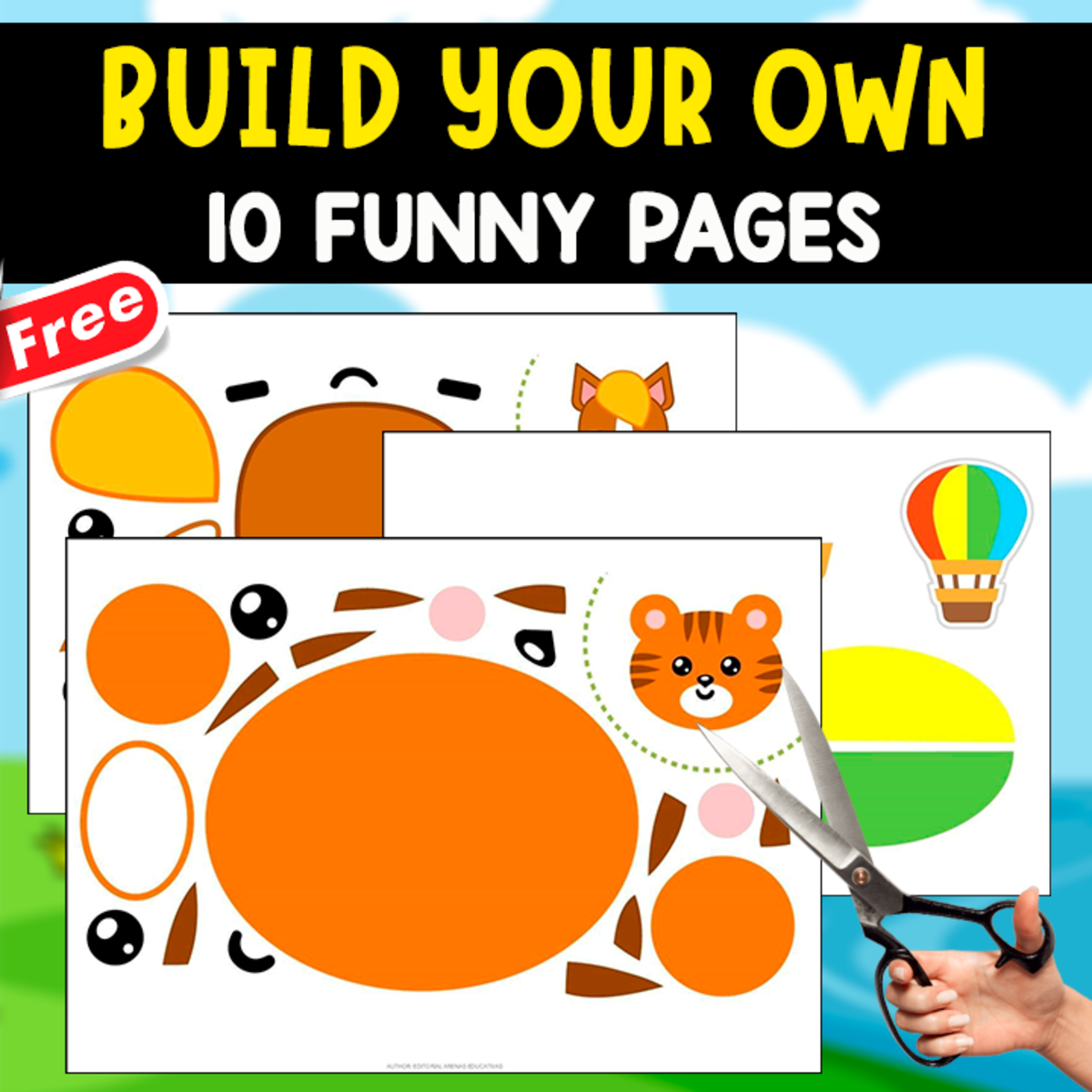 An educational teaching resource from EDITORIAL LAURA EDUCA entitled BUILD YOUR OWN | 10 FREE PAGES downloadable at Teach Simple.