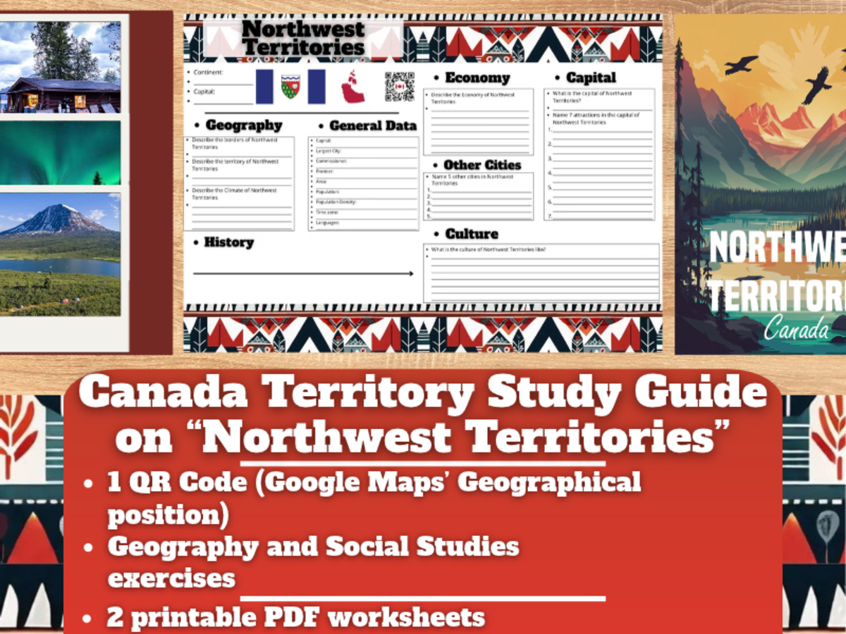 Canada Territory Study Guide Worksheets - Northwest Territories preview