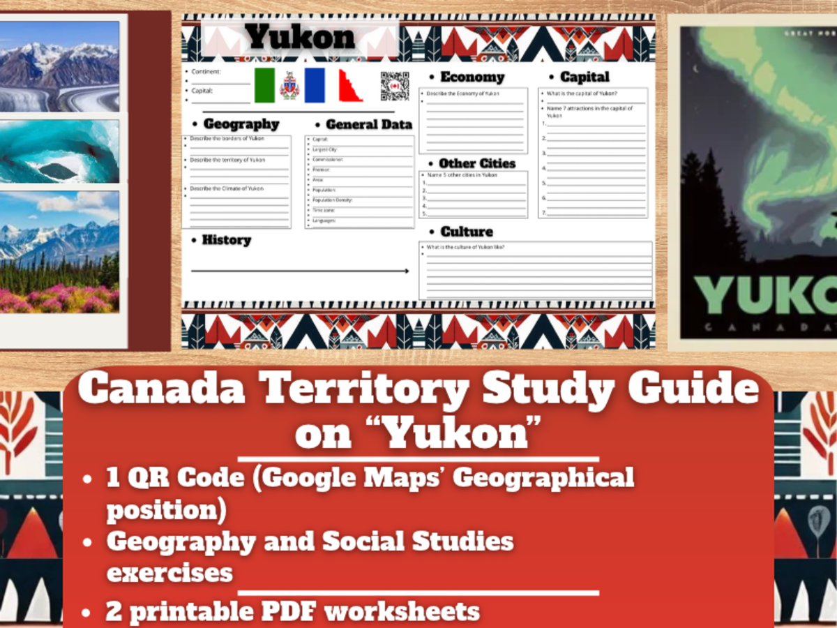 Canada Territory Study Guide Worksheets - Yukon preview
