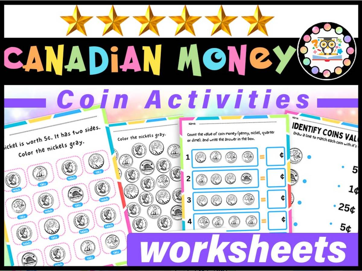 An educational teaching resource from LAMO entitled Canadian Coin Money | Canadian Money Activities for 2nd Grade downloadable at Teach Simple.
