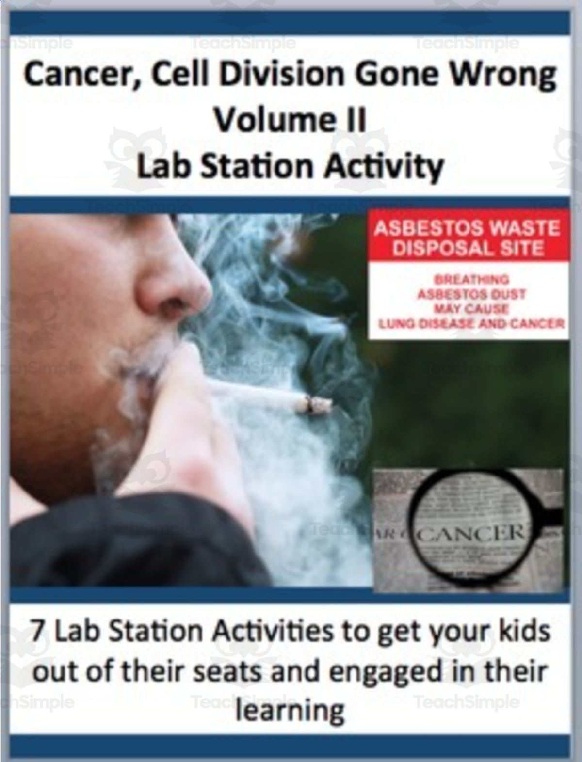 An educational teaching resource from Teach With Fergy entitled Cancer Volume II – Lab Station Activity downloadable at Teach Simple.