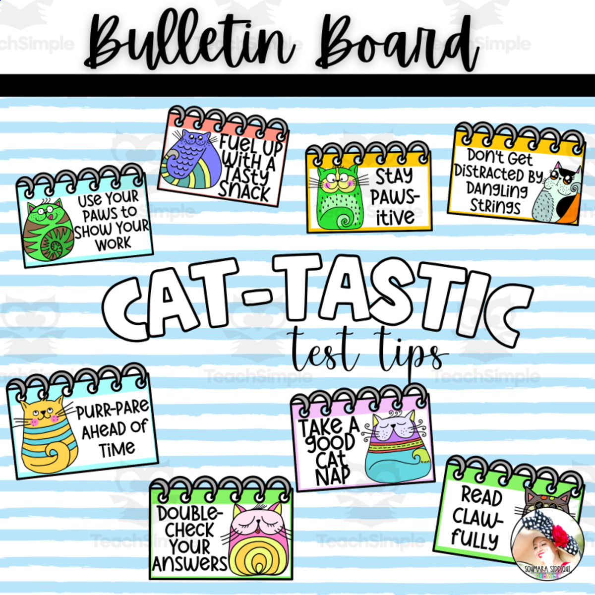 An educational teaching resource from Soumara Siddiqui entitled Cat-Tastic Testing Tips downloadable at Teach Simple.
