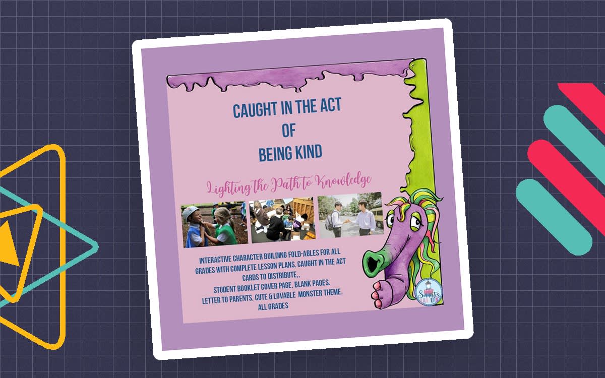 An educational teaching resource from Socrates Lantern entitled Caught in the Act of Being Kind downloadable at Teach Simple.