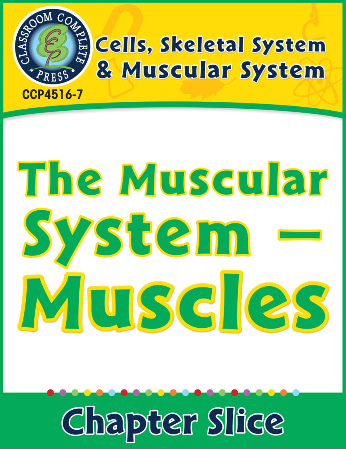 An educational teaching resource from Classroom Complete Press entitled Cells, Skeletal & Muscular Systems: The Muscular System - Muscles Gr. 5-8 downloadable at Teach Simple.