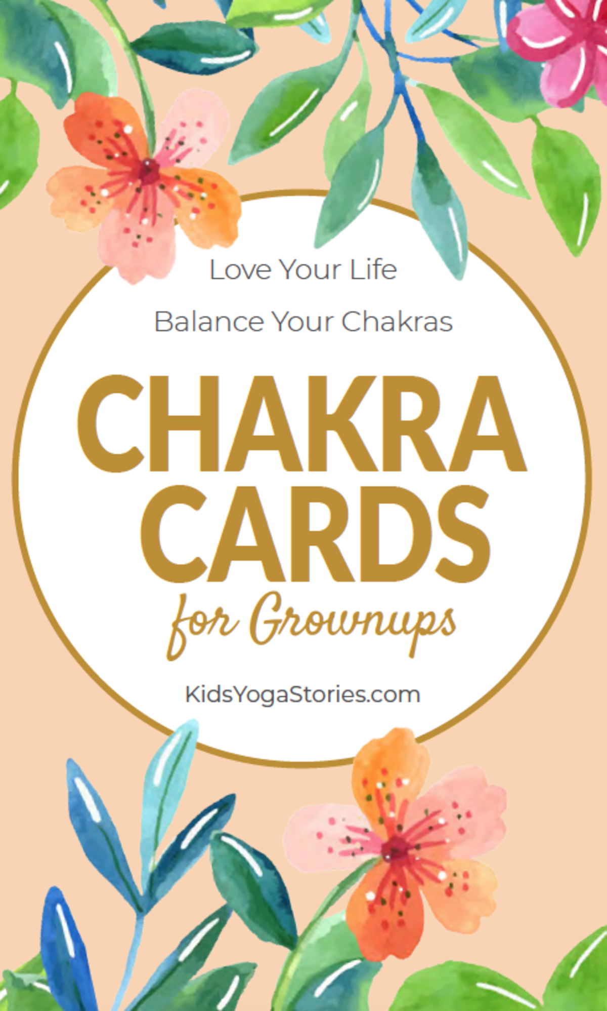 An educational teaching resource from Kids Yoga Stories entitled Chakra Cards for Grownups (+ Chakra Healing Toolkit & Meditation) downloadable at Teach Simple.