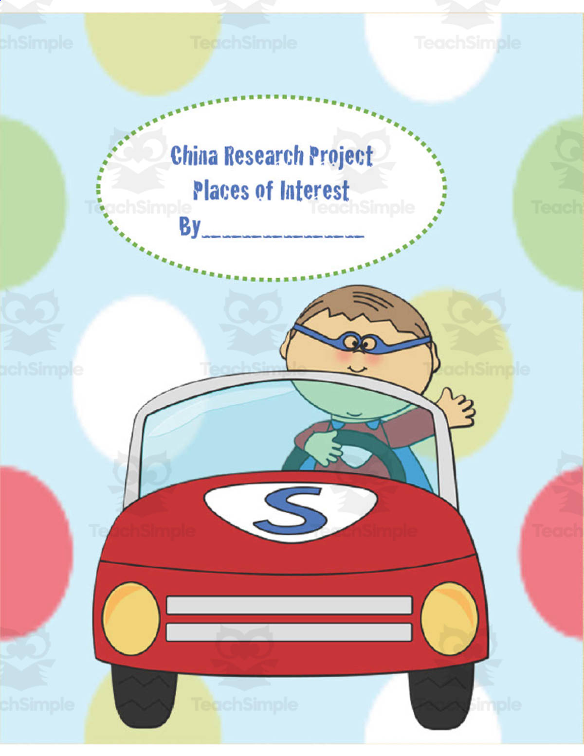 An educational teaching resource from Golden Promise entitled China Places of Interest Research Project downloadable at Teach Simple.