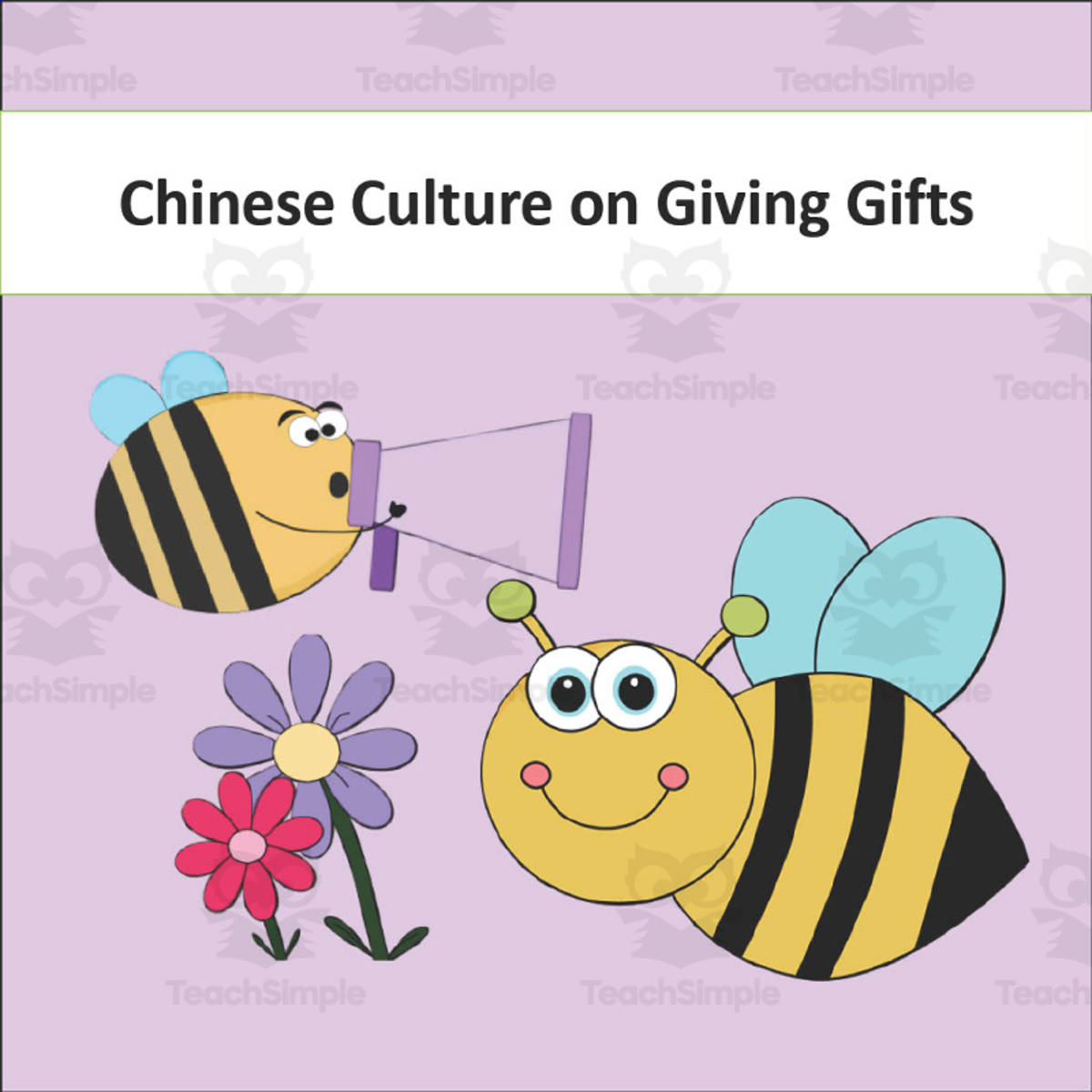 An educational teaching resource from Golden Promise entitled Chinese Culture on Giving Gifts   downloadable at Teach Simple.