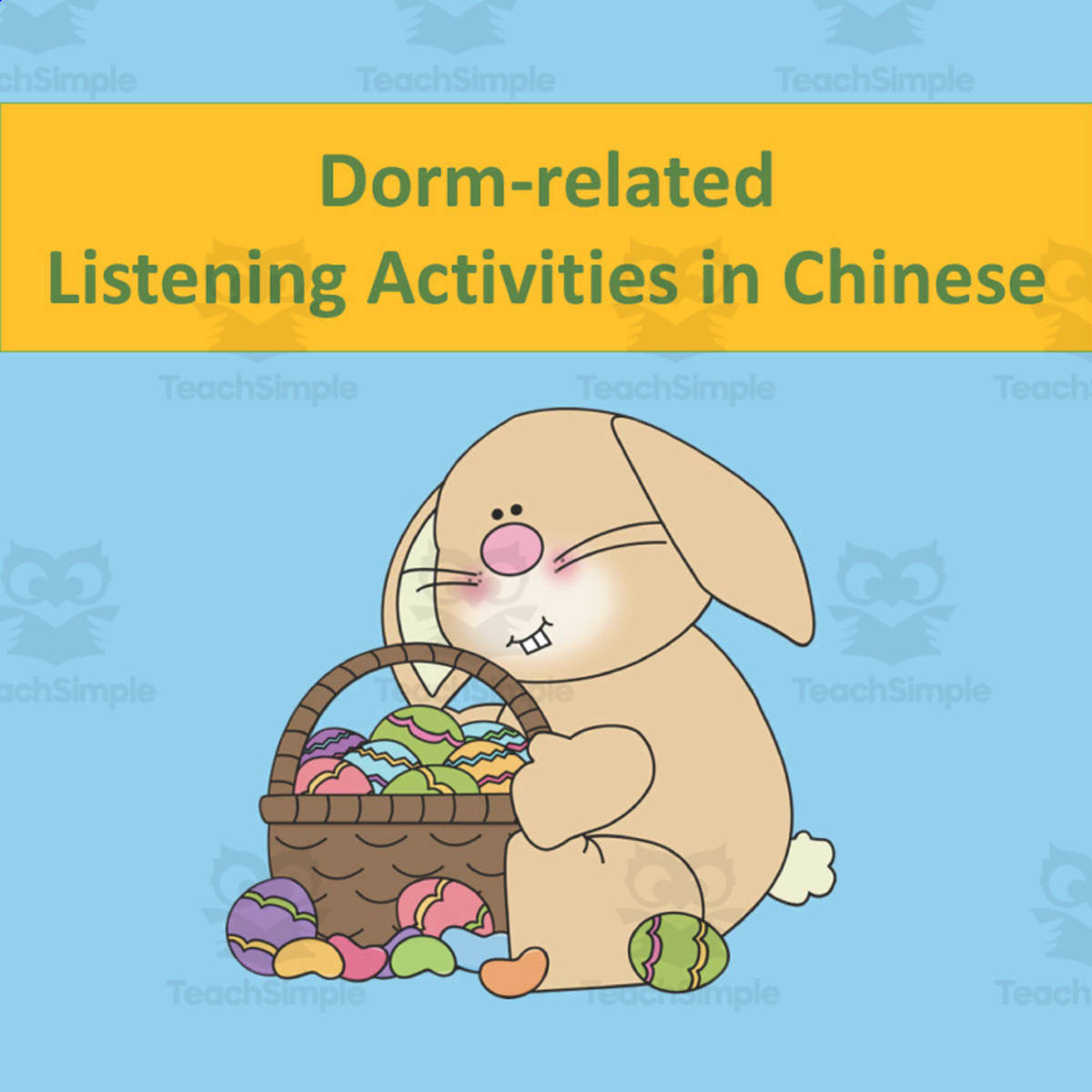 An educational teaching resource from Golden Promise entitled Chinese: Dorm-Related Listening Activities downloadable at Teach Simple.