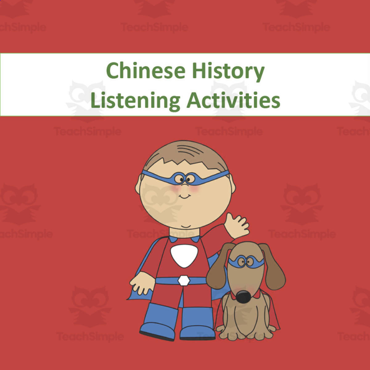 An educational teaching resource from Golden Promise entitled Chinese History Listening Activities downloadable at Teach Simple.