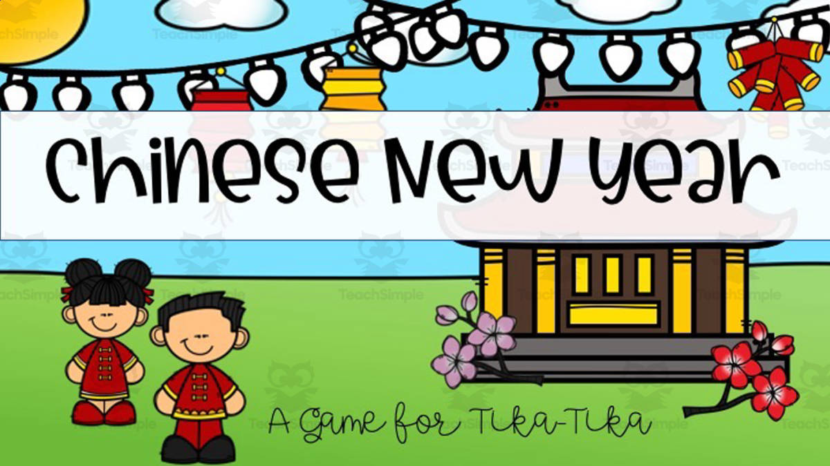 An educational teaching resource from Joyful Noise Teaching entitled Chinese New Year Tika-Tika Game | Music Activity downloadable at Teach Simple.