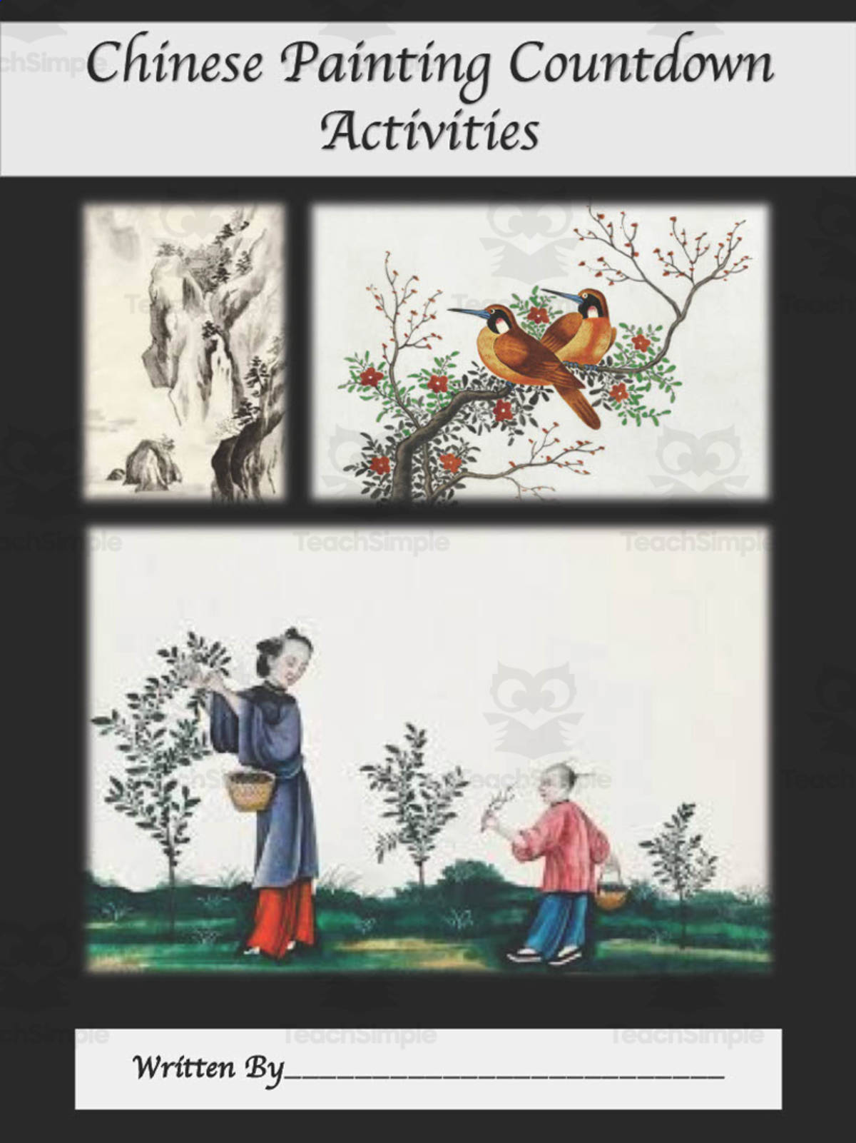 An educational teaching resource from Golden Promise entitled Chinese Painting Countdown Activities downloadable at Teach Simple.
