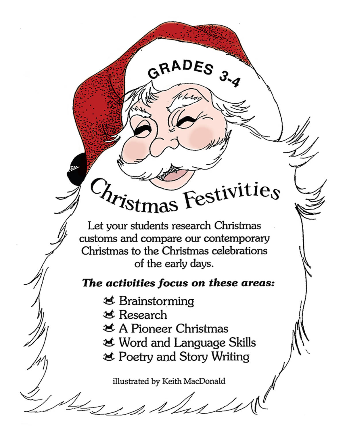 An educational teaching resource from Classroom Complete Press entitled CHRISTMAS FESTIVITIES  Gr. 3-4 downloadable at Teach Simple.