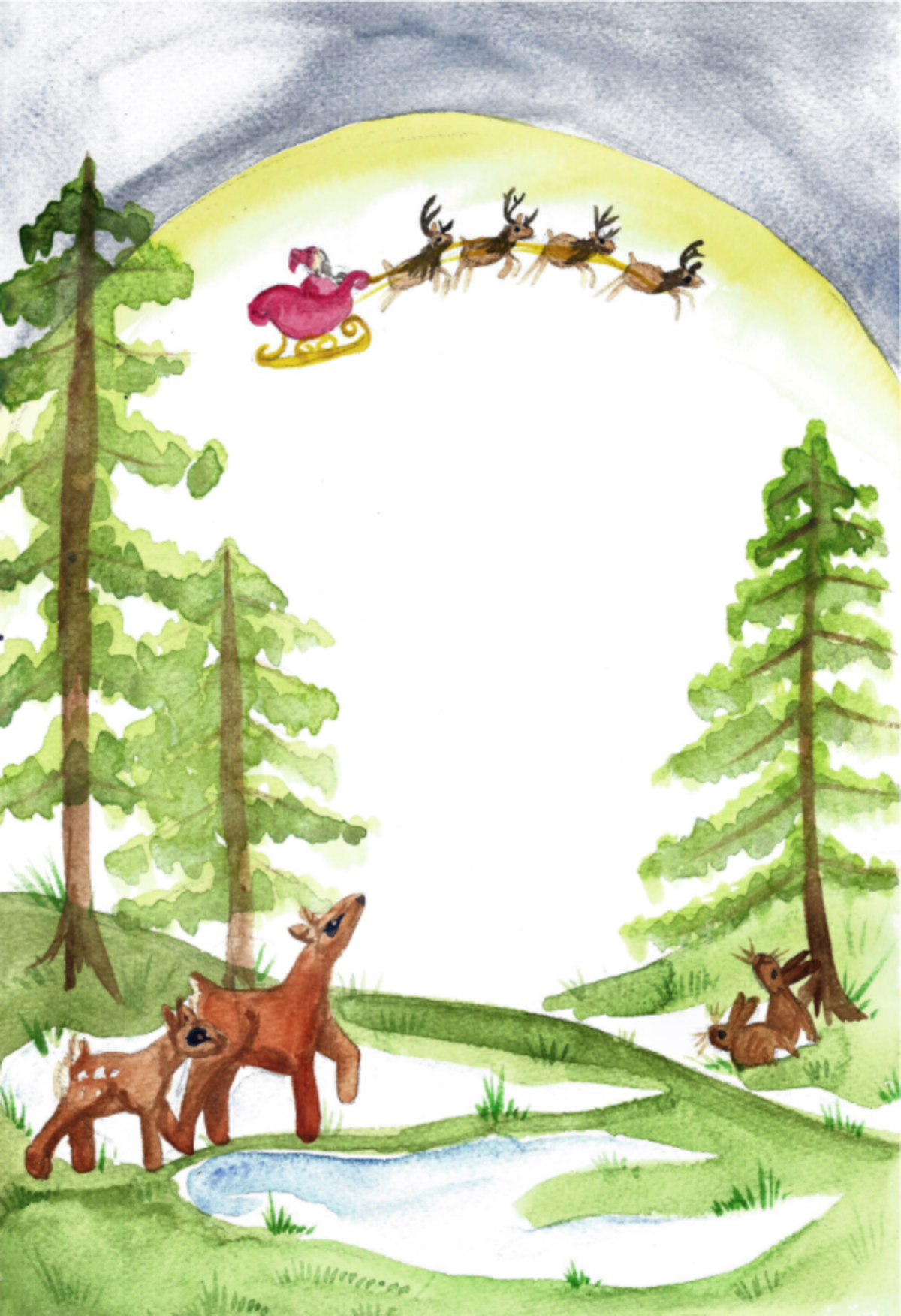 An educational teaching resource from Fiddleticks Education entitled Christmas Night Poster downloadable at Teach Simple.
