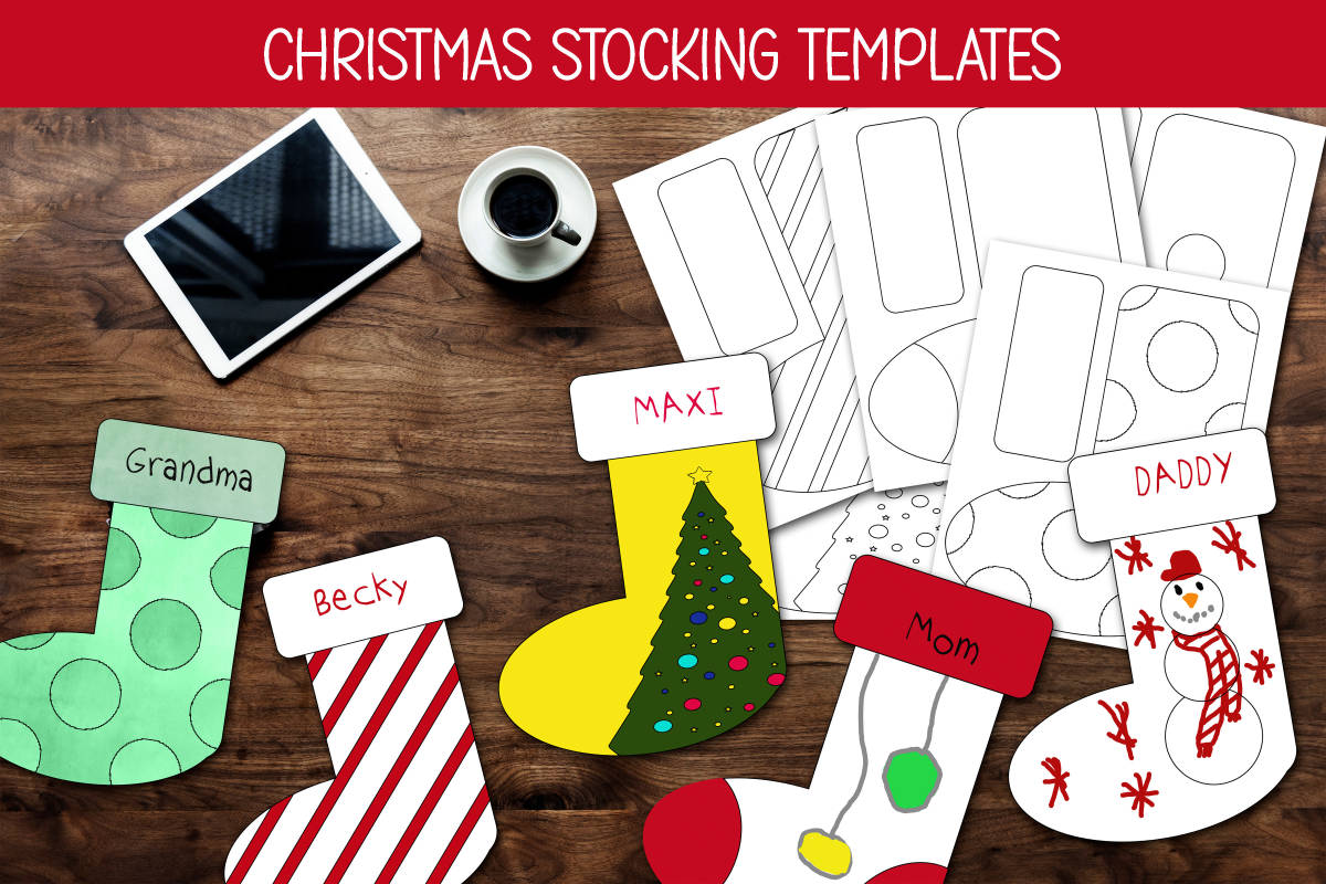 An educational teaching resource from Forever June Digital Design entitled Christmas Templates, Christmas Tree Activity, Coloring Crafts for Kids downloadable at Teach Simple.