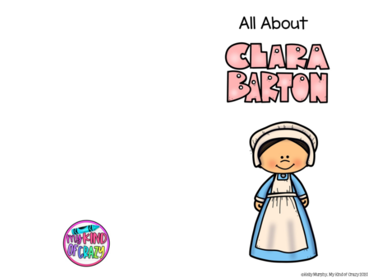 An educational teaching resource from My Kind of Crazy entitled Clara Barton Adapted Book – Women's History Read downloadable at Teach Simple.