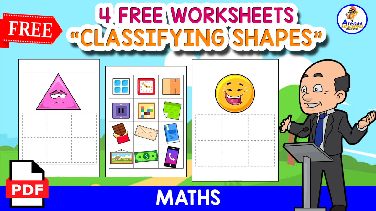 An educational teaching resource from EDITORIAL LAURA EDUCA entitled CLASSIFYING SHAPES | 4 FREE EXERCISES downloadable at Teach Simple.