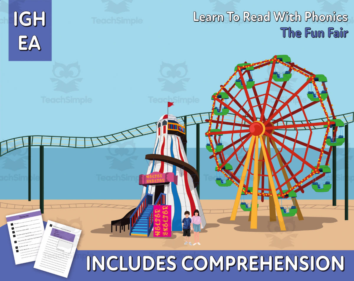 An educational teaching resource from Guinea Pig Education entitled Close Reading Comprehension 'The Fun Fair’ downloadable at Teach Simple.