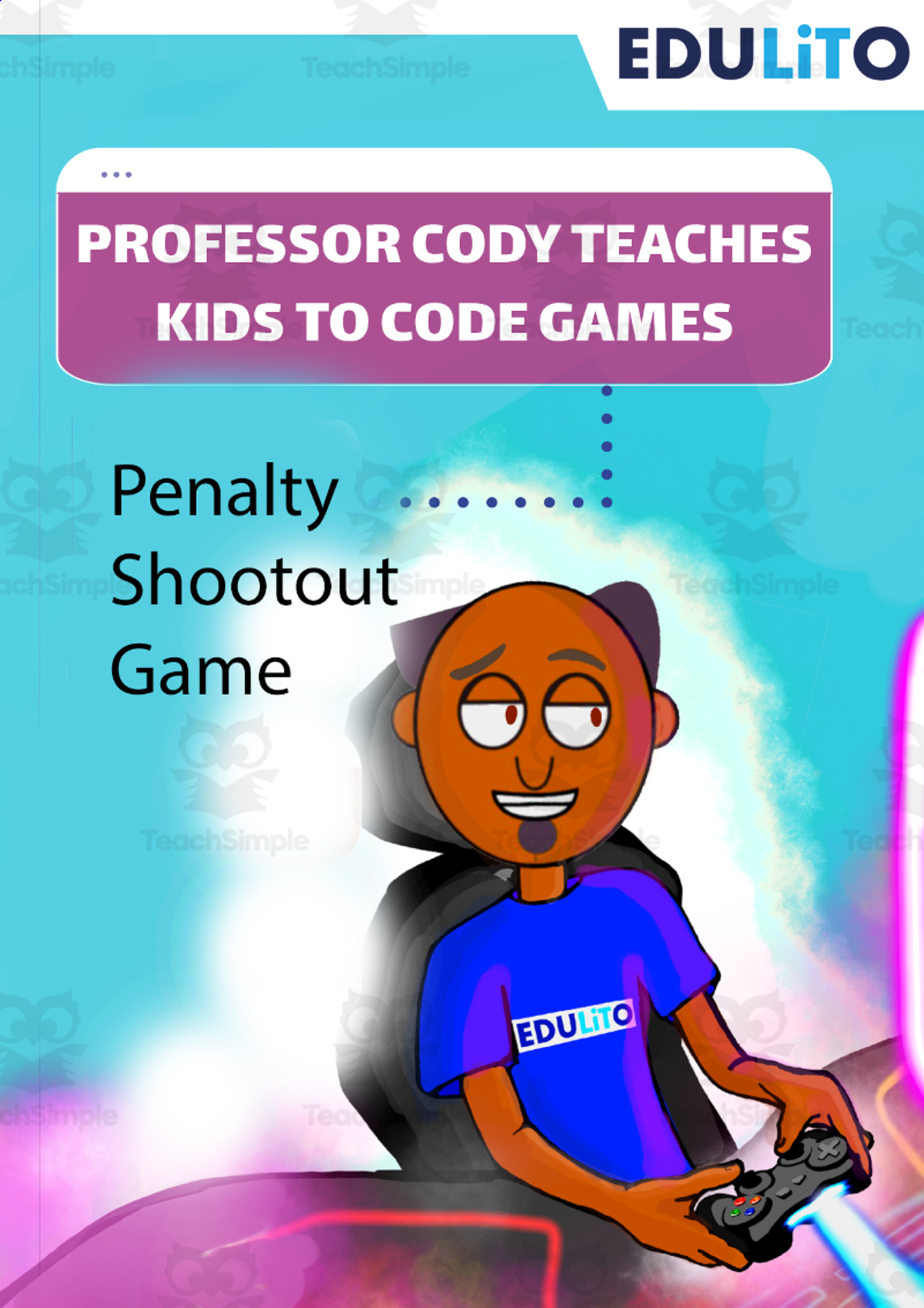 An educational teaching resource from Edulito entitled Code a Soccer Penalty Shootout Game using Scratch downloadable at Teach Simple.
