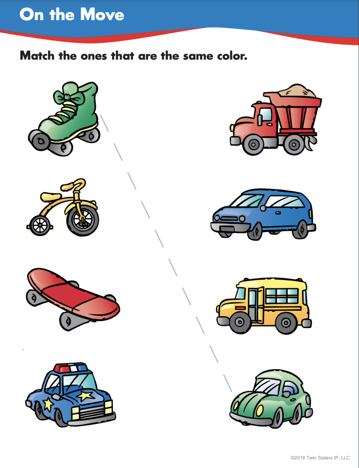 An educational teaching resource from Twin Sisters Digital Media entitled Color Activities Printable Workbook downloadable at Teach Simple.