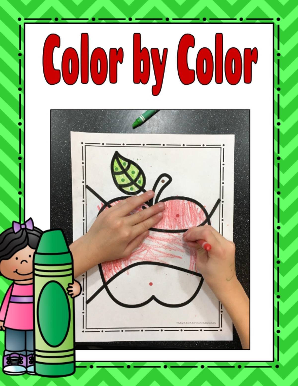 An educational teaching resource from Oh Boy Homeschool entitled Color by Color Coloring Activity downloadable at Teach Simple.