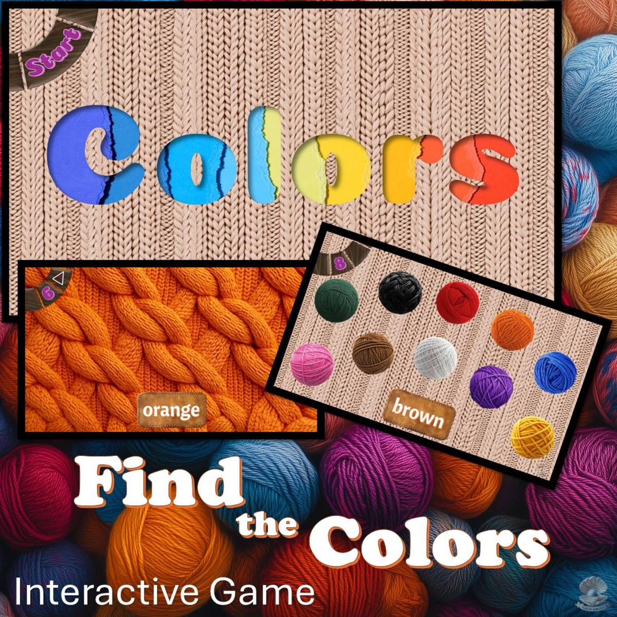 An educational teaching resource from English with Rita entitled Color Matching Game • PowerPoint Game for Kids downloadable at Teach Simple.