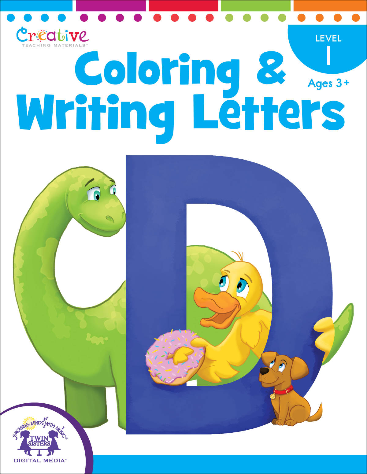 An educational teaching resource from Twin Sisters Digital Media entitled Coloring & Writing Letters Printable Workbook downloadable at Teach Simple.