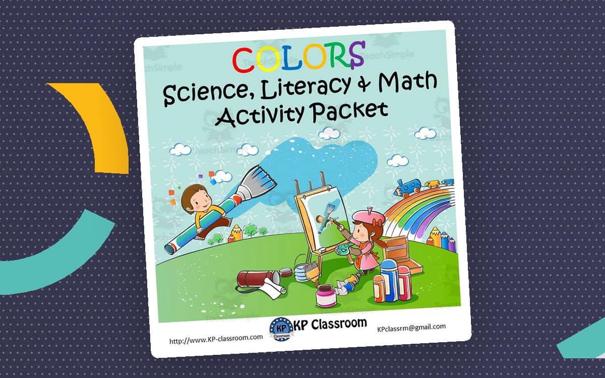 An educational teaching resource from KP Classroom entitled Colors Science, Literacy and Math Activity Packet downloadable at Teach Simple.
