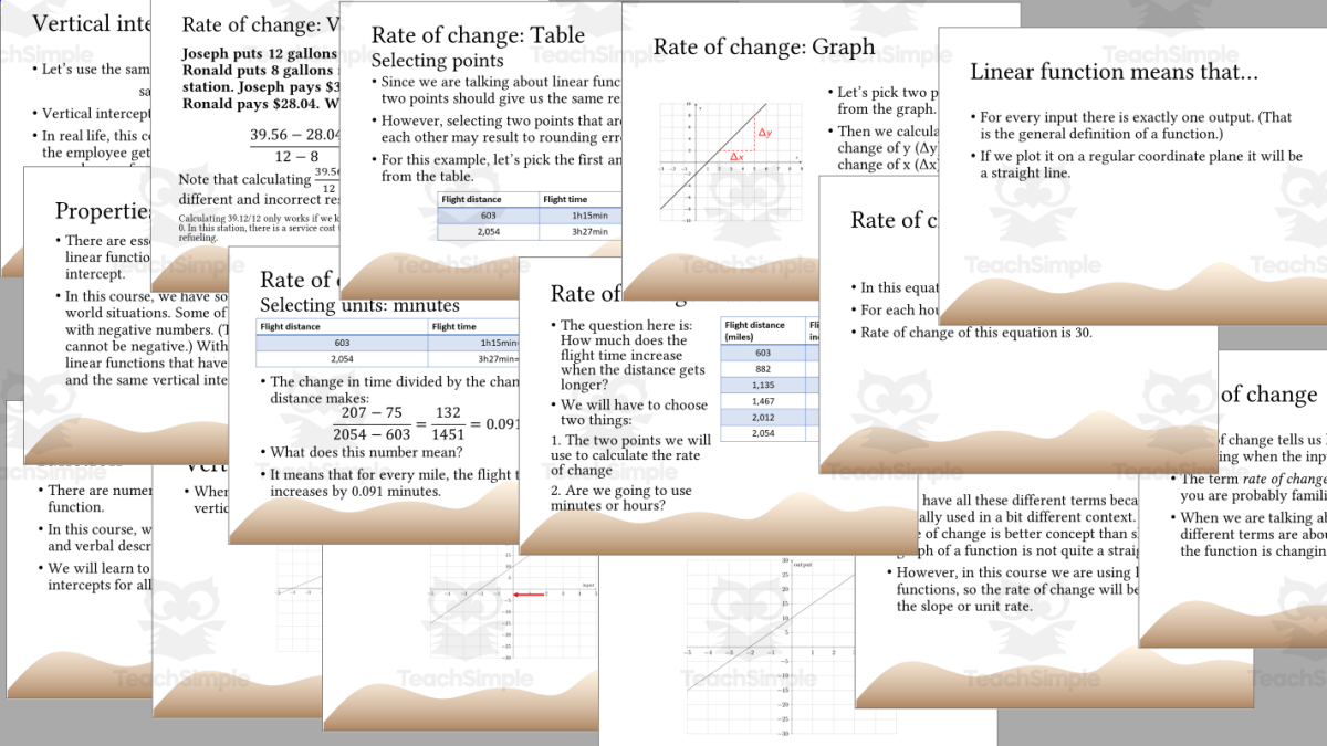An educational teaching resource from TheBrightestKid entitled Compare Linear Functions PowerPoint for 8th Grade Math Course 8.F.A.2 downloadable at Teach Simple.