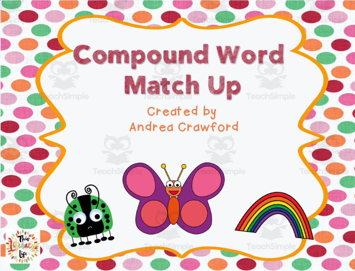 An educational teaching resource from Literacy Life entitled Compound Word Match Up downloadable at Teach Simple.