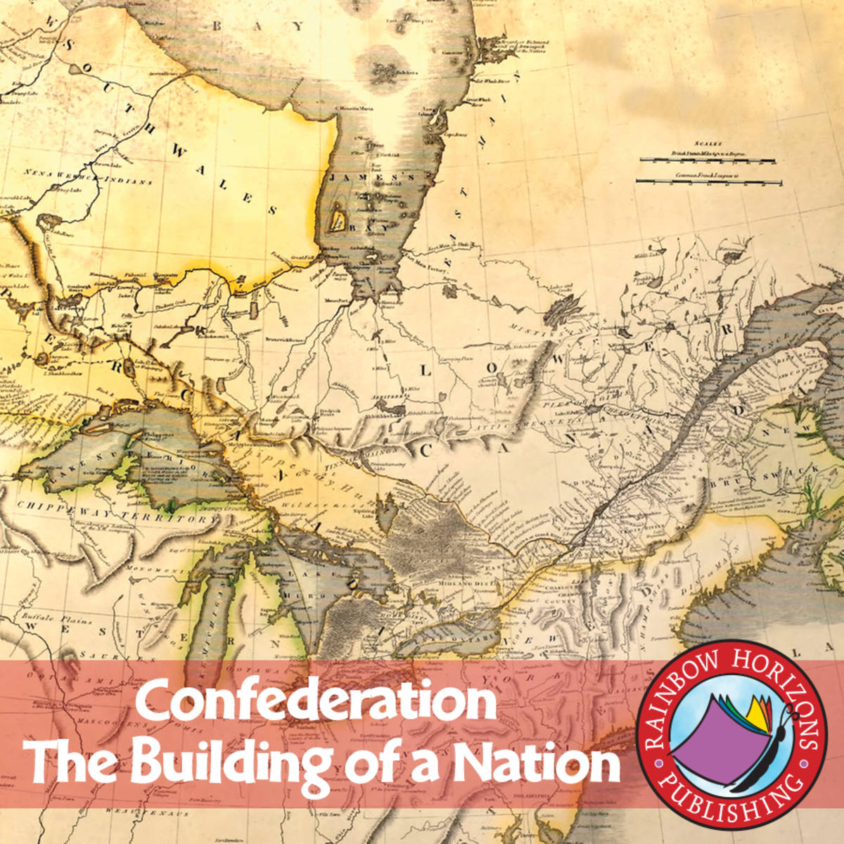 An educational teaching resource from Classroom Complete Press entitled Confederation: The Building of a Nation Gr. 8-9 downloadable at Teach Simple.