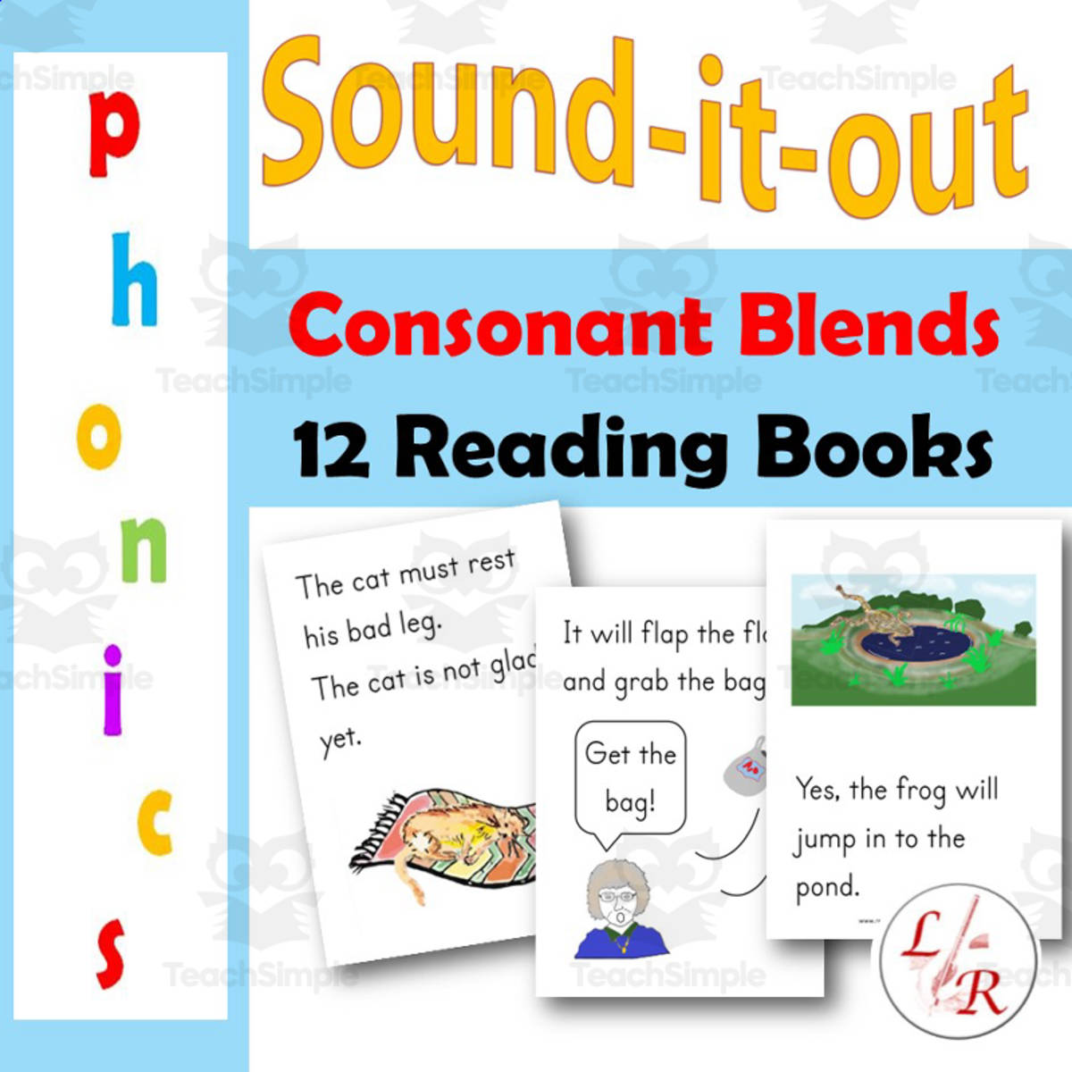 An educational teaching resource from Lilibette's Resources entitled Consonant Blends words (with short vowel sound) Phonic Reading Books downloadable at Teach Simple.