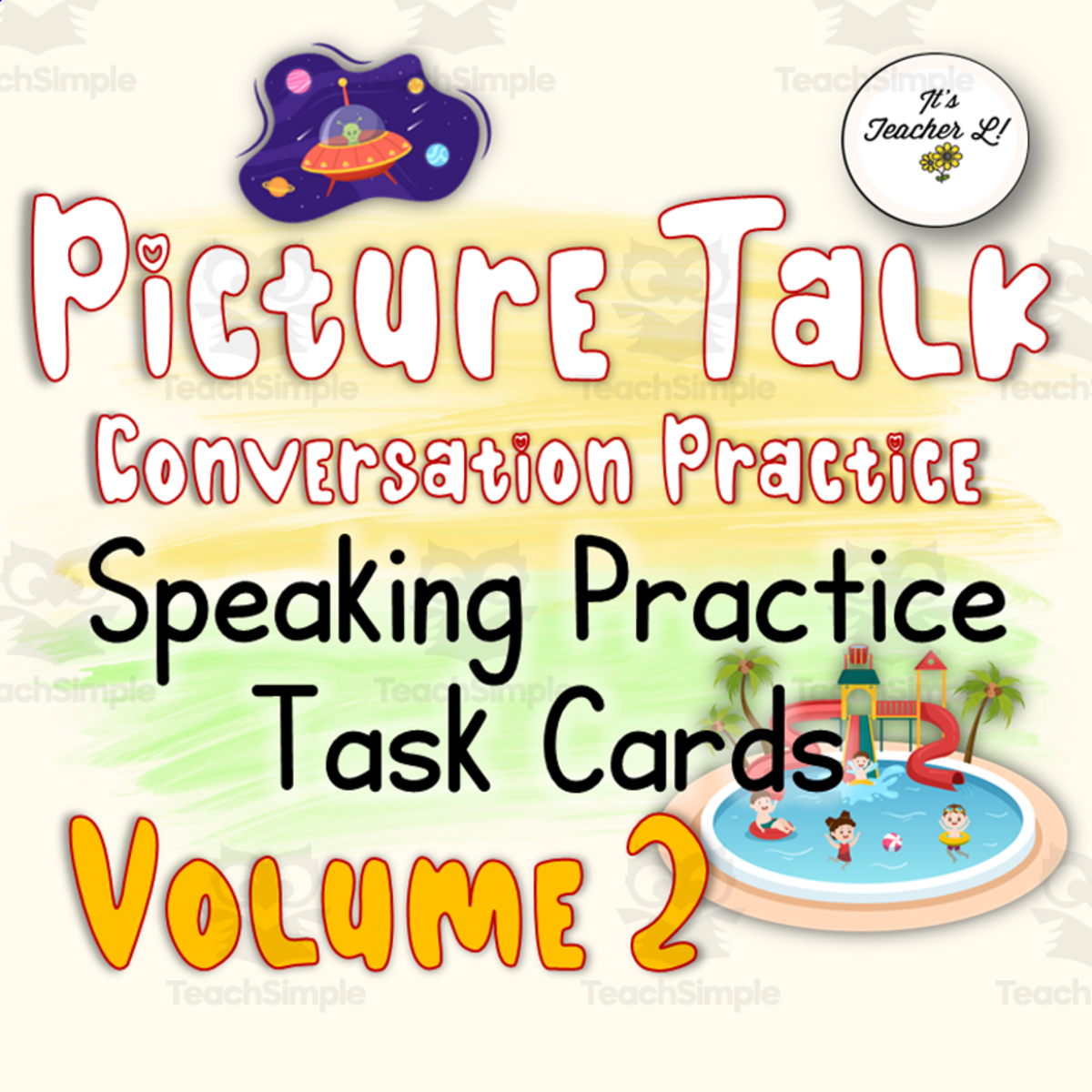 An educational teaching resource from It's Teacher L entitled Conversation Practice Task Cards | Speaking Practice Vol. 2 downloadable at Teach Simple.