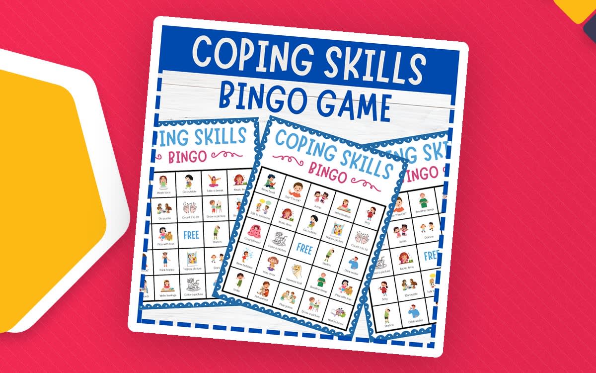 An educational teaching resource from Perfect_Printables entitled Coping Skills Bingo – Mindfulness & SEL Game downloadable at Teach Simple.