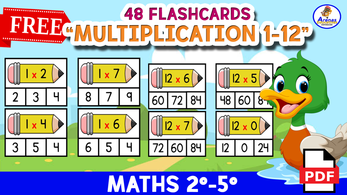 An educational teaching resource from EDITORIAL LAURA EDUCA entitled COUNT AND CLIP - Multiplication 1 to 12 downloadable at Teach Simple.